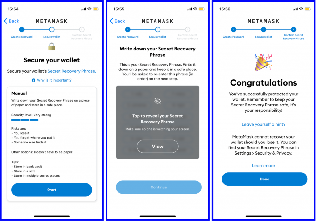 metamask register